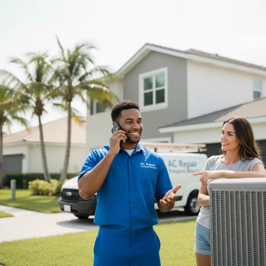 AC Repair Pompano Beach customer support in Island Lake